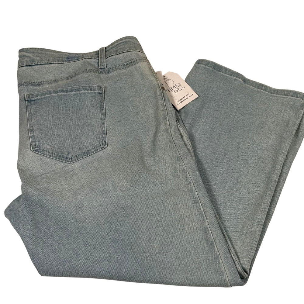 Time And Tru Maternity Jeans Womens 20 XXL Comfort Belly Band Straight Stretch